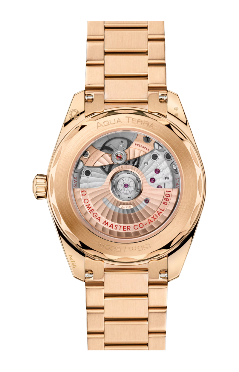 Omega | SEAMASTER AQUA TERRA 150M 38 MM, ORO MOONSHINE&trade; SU ORO MOONSHINE&trade; - 220.50.38.20.03.001 (2)