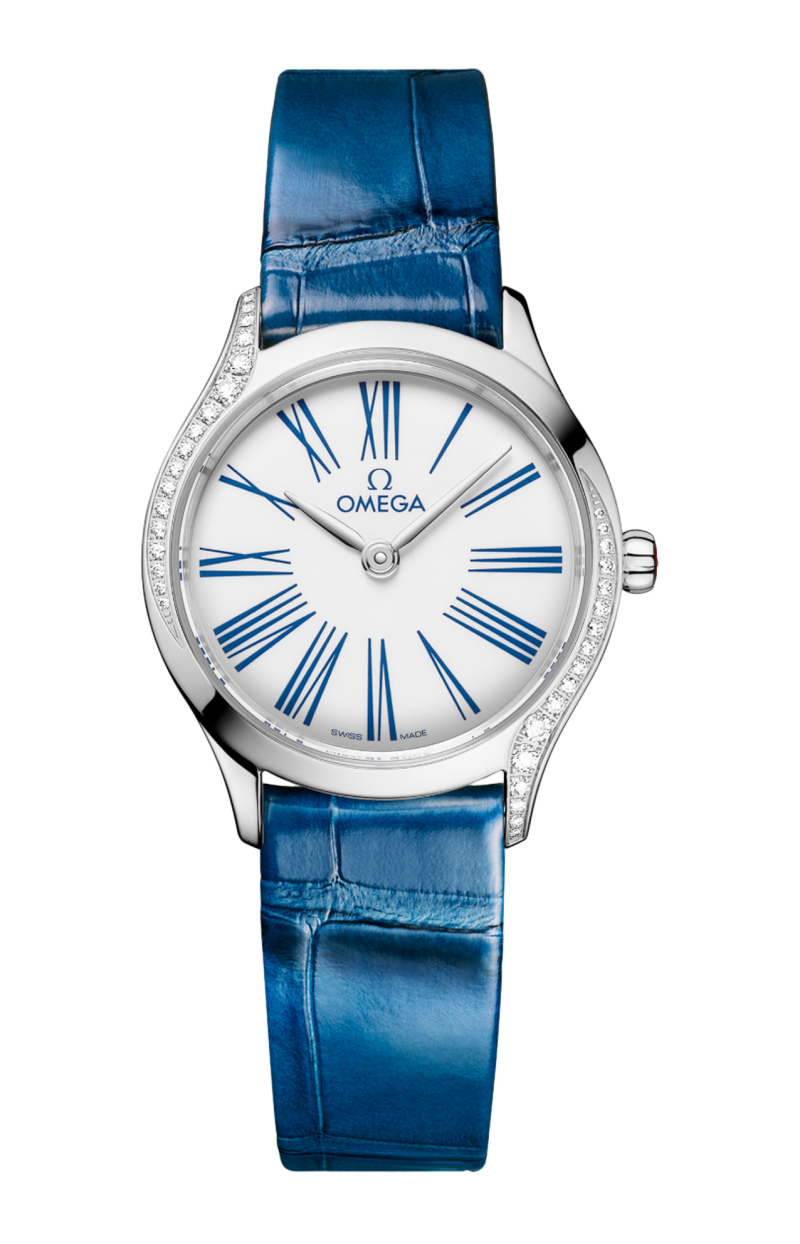 Omega | DE VILLE MINI TR&Eacute;SOR 26 MM, ACCIAIO SU ALLIGATORE - 428.18.26.60.04.002 (1)