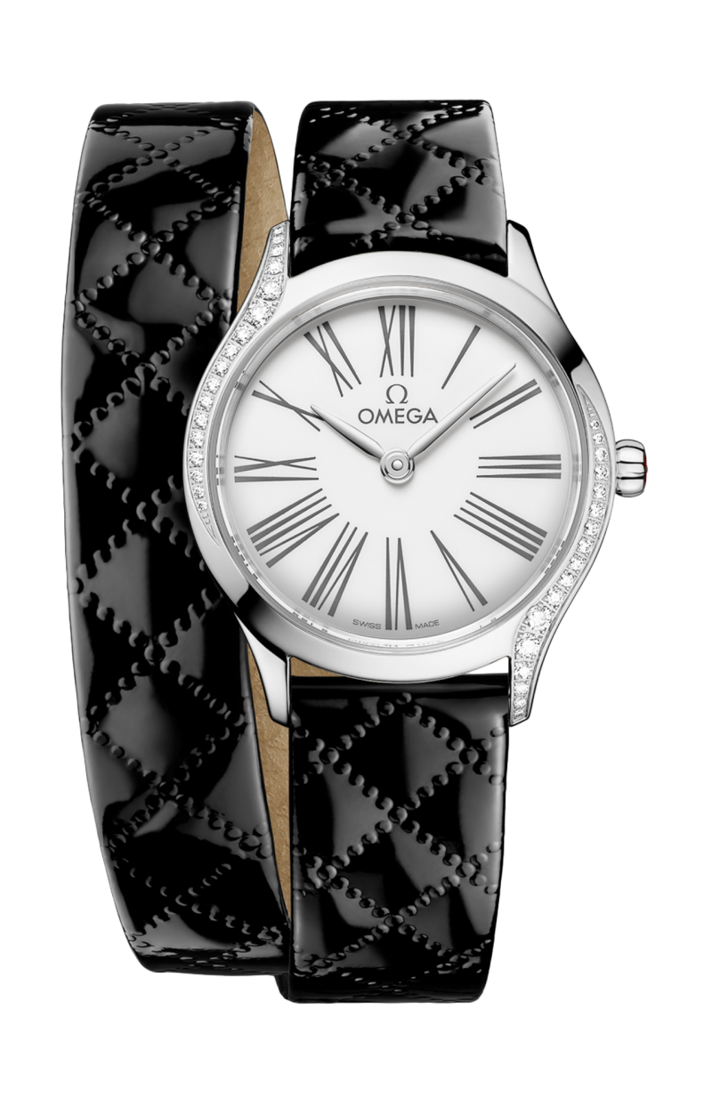 Omega | DE VILLE MINI TR&Eacute;SOR 26 MM, ACCIAIO SU PELLE - 428.17.26.60.04.007 (1)