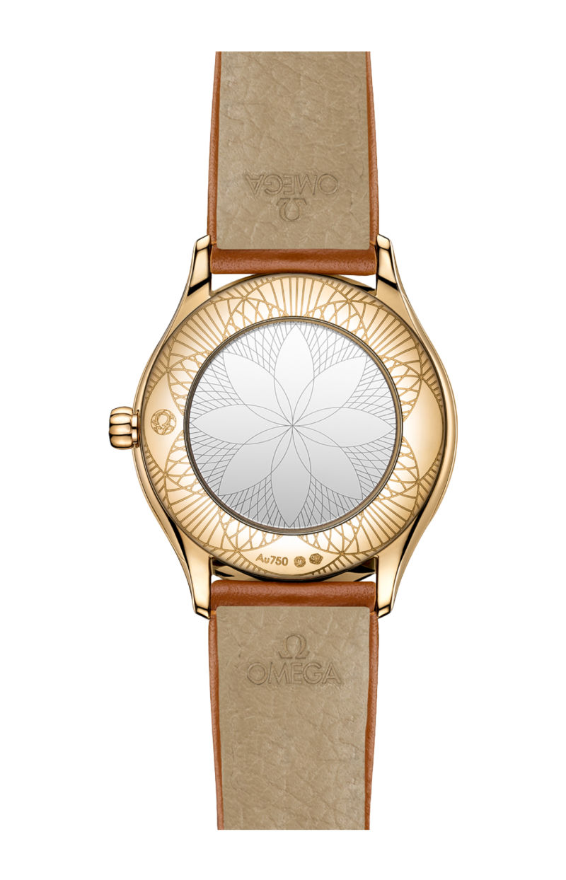 Omega | DE VILLE MINI TR&Eacute;SOR 26 MM, ORO MOONSHINE&trade; SU PELLE - 428.57.26.60.04.004 (2)