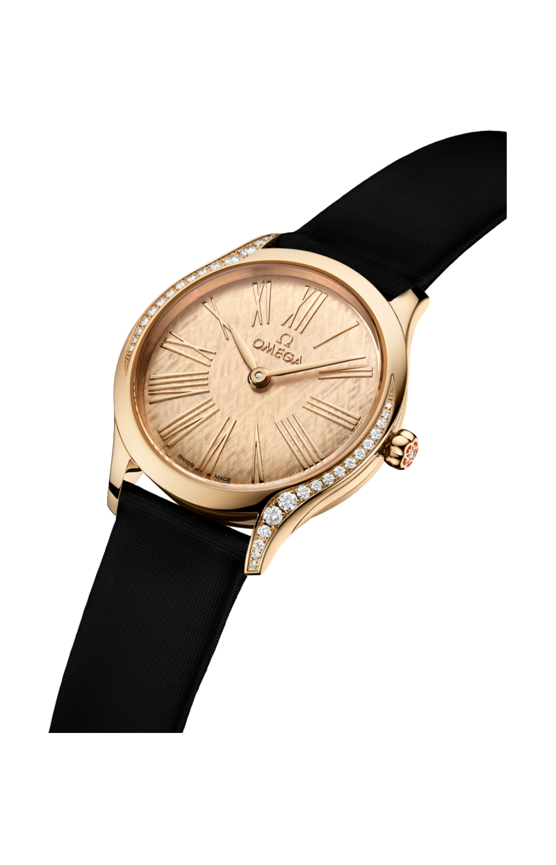 Omega | DE VILLE MINI TR&Eacute;SOR 26 MM, ORO MOONSHINE&trade; SU TESSUTO - 428.57.26.60.99.001 (3)