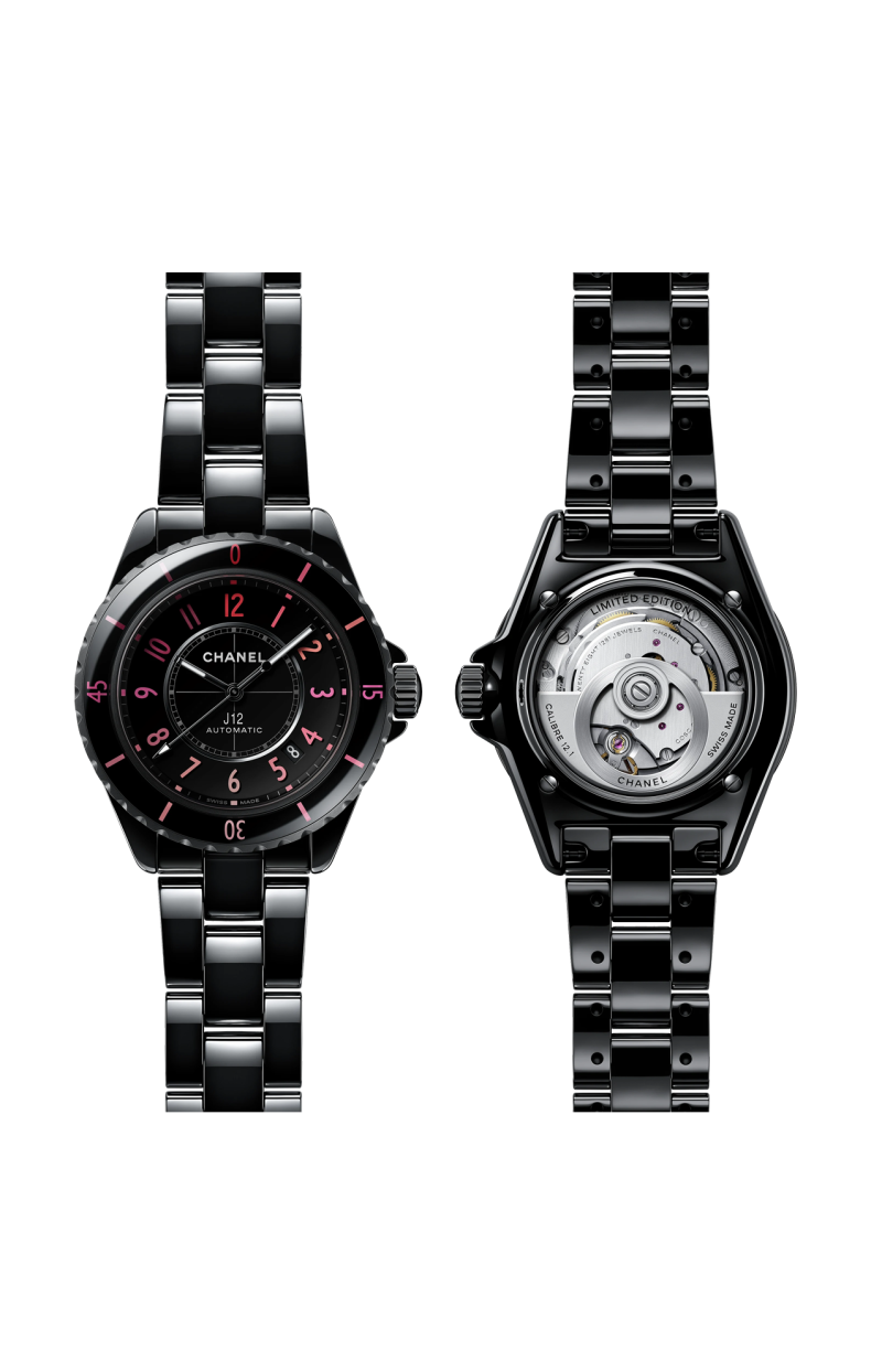 Chanel | J12 BLUSH CALIBRO 12.1, 38 MM - LIMITED EDITION - H10312 (3)