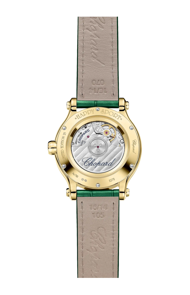 Chopard | HAPPY SPORT 33M, AUTOMATICO, ORO GIALLO ETICO, DIAMANTI - 275378 (2)