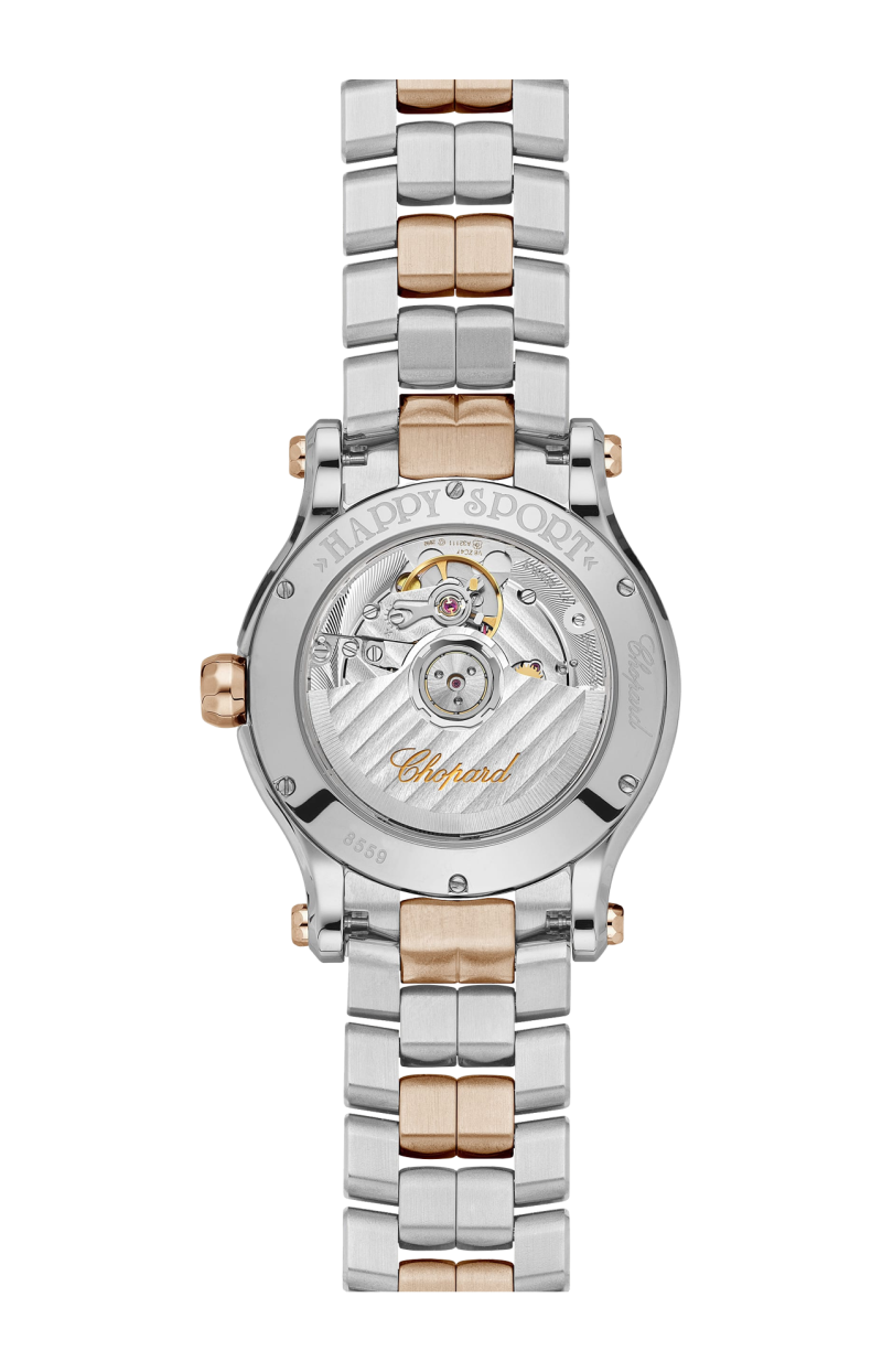 Chopard | HAPPY SPORT 36 MM, AUTOMATICO, ORO ROSA ETICO, LUCENT STEEL&trade;, DIAMANTI - 278559 (2)