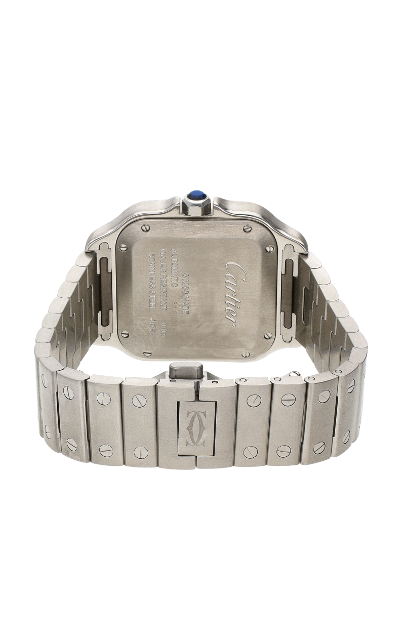 Cartier | SANTOS DE CARTIER MODELLO MEDIO, ACCIAIO, AUTOMATICO - U-WSSA0029 (2)