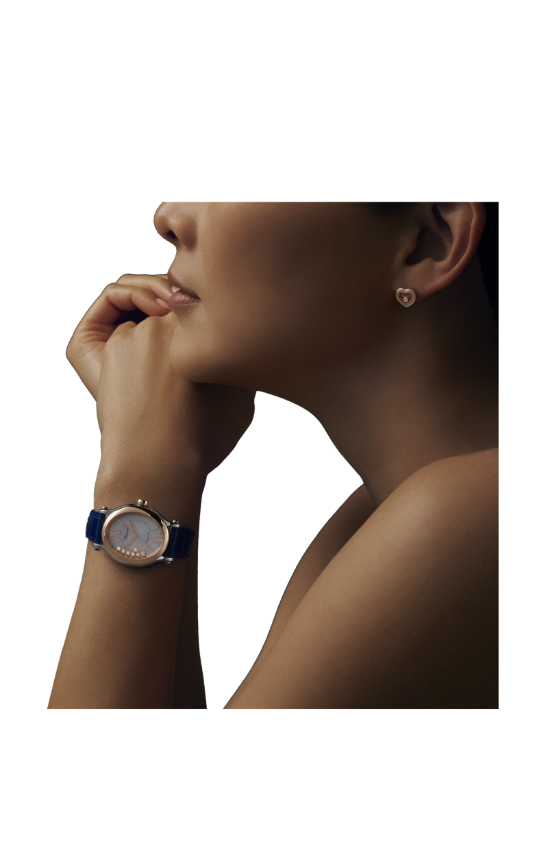 Chopard | HAPPY SPORT 29 X 31 MM, AUTOMATICO, ORO ROSA ETICO, LUCENT STEEL&trade;, DIAMANTI - 278602 (5)