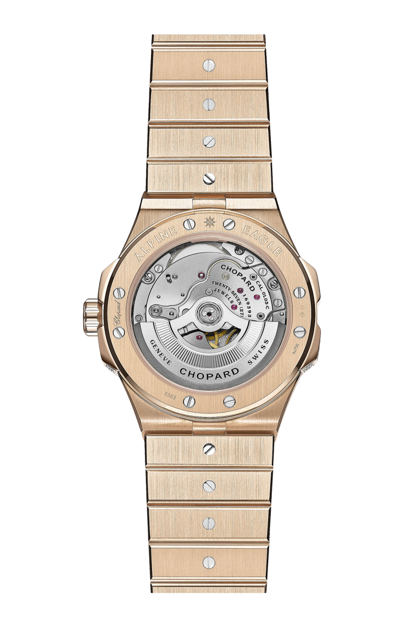 Chopard | ALPINE EAGLE 41 MM, AUTOMATICO, ORO ROSA ETICO, DIAMANTI - 295363 (2)