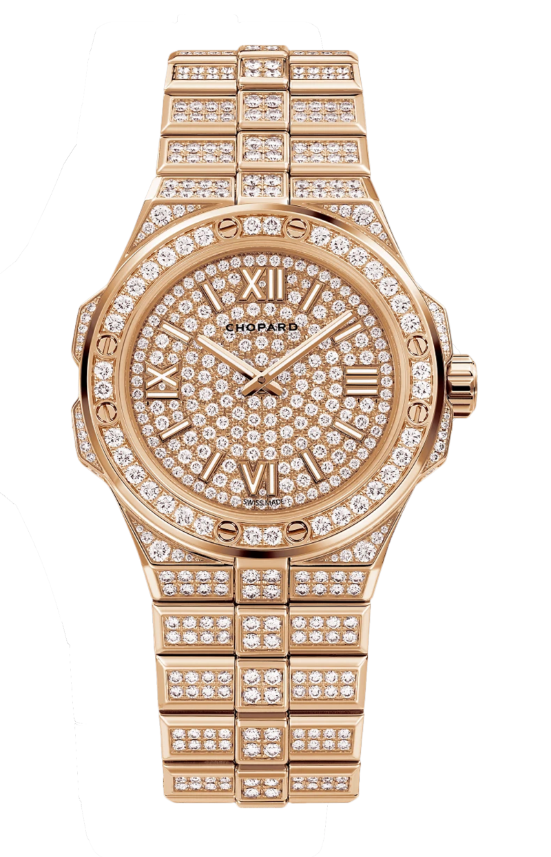 Chopard | ALPINE EAGLE 36 MM, AUTOMATICO, ORO ROSA ETICO, DIAMANTI - 295370 (1)