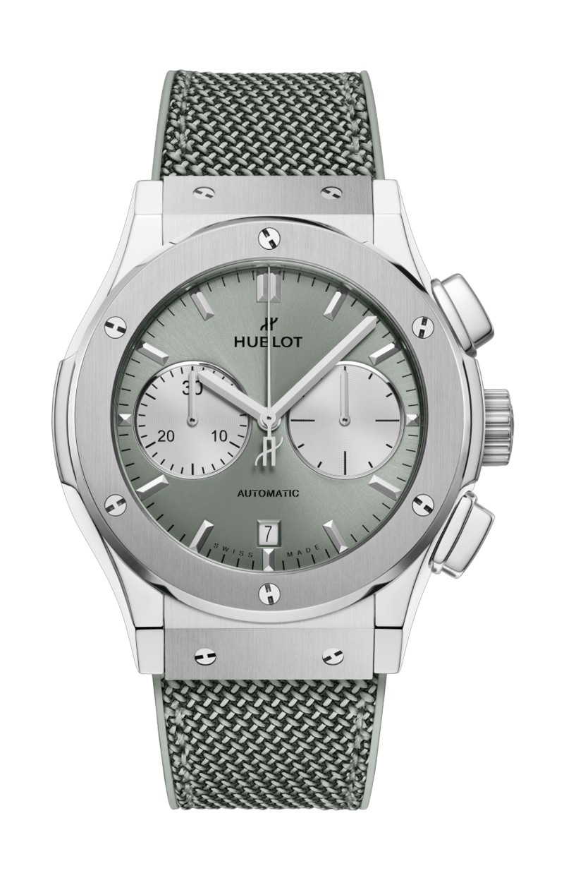 Hublot | CLASSIC FUSION CHRONOGRAPH TITANIUM SAGE GREEN 45 MM - 521.NX.891G.NR (1)