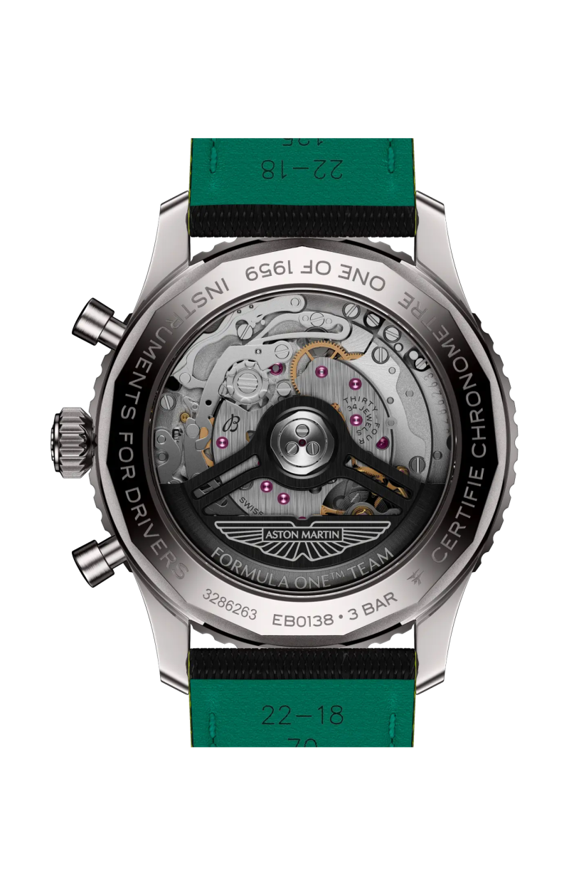 Breitling | NAVITIMER B01 CHRONOGRAPH 43 ASTON MARTIN ARAMCO FORMULA ONE&trade; TEAM - LIMITED EDITION - EB01381A1B1X1 (4)