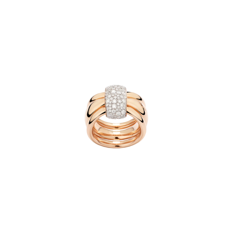 Pomellato | ANELLO POMELLATO TOGETHER IN ORO ROSA E DIAMANTI - PAC6010O7WHRDB000 (2)