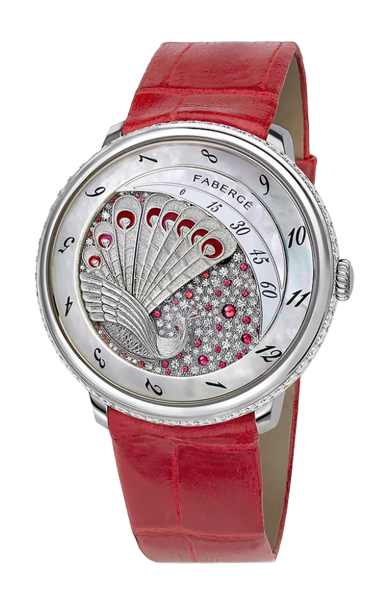 Faberg&eacute; | OROLOGIO CON PIETRA PREZIOSA PAVONE - 797WA1687 (1)