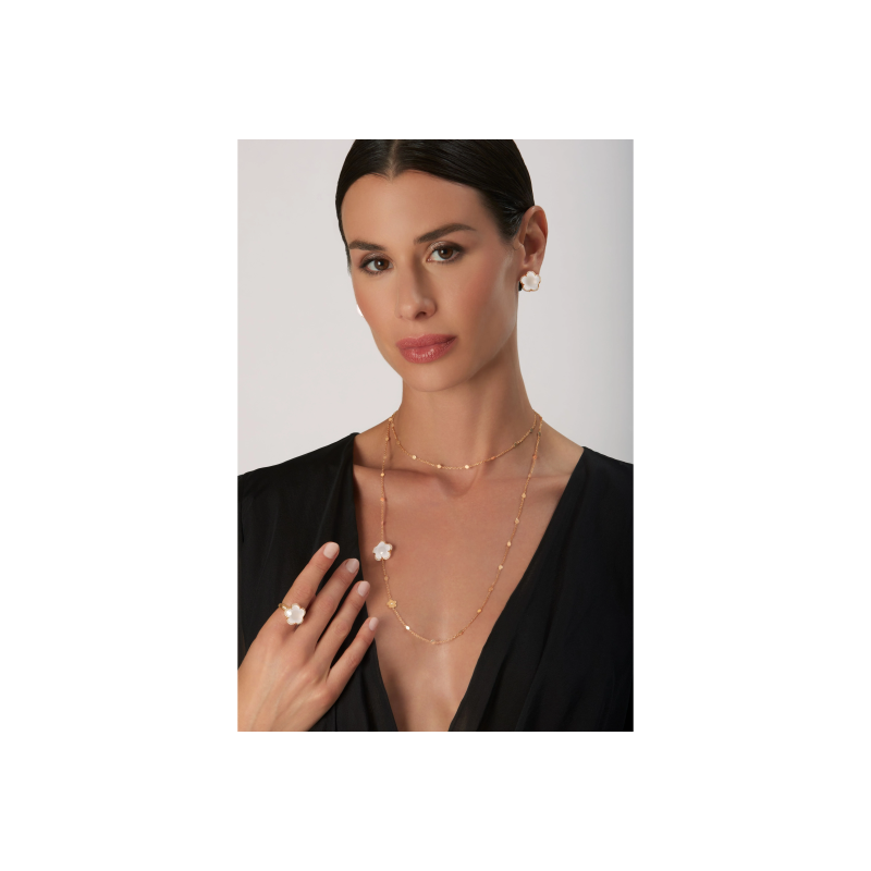 Pasquale Bruni | SAUTOIR BON TON IN ORO ROSA CON QUARZO LATTEO E DIAMANTI - 15623R (3)