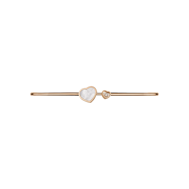 Chopard | CHOPARD - COLLANA GIROCOLLO HAPPY HEARTS, ORO ROSA ETICO, DIAMANTE, MADREPERLA - 819482-5303 (2)