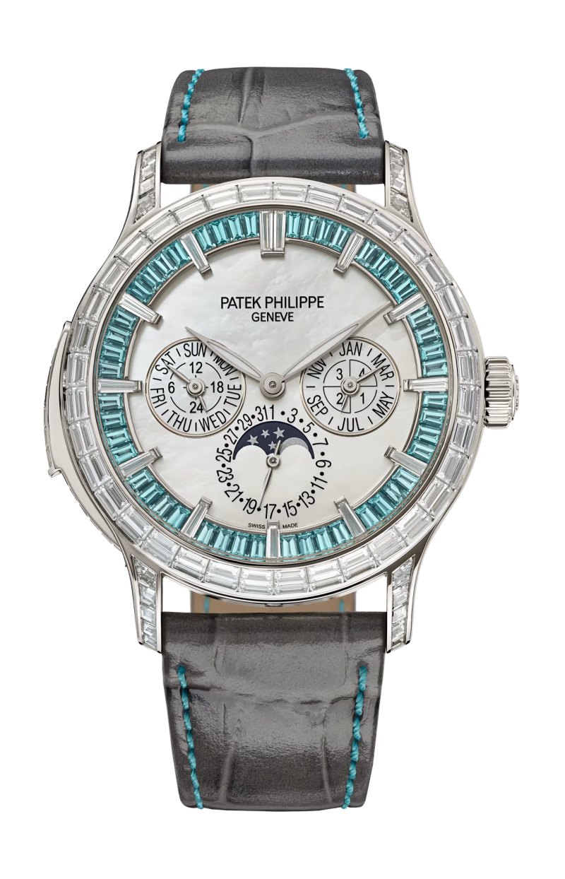 Patek Philippe | GRANDI COMPLICAZIONI RIPETIZIONE MINUTI, CALENDARIO PERPETUO, ALTA GIOIELLERIA, CARICA AUTOMATICA - LIMITED EDITION - 5374/400P-001 (1)
