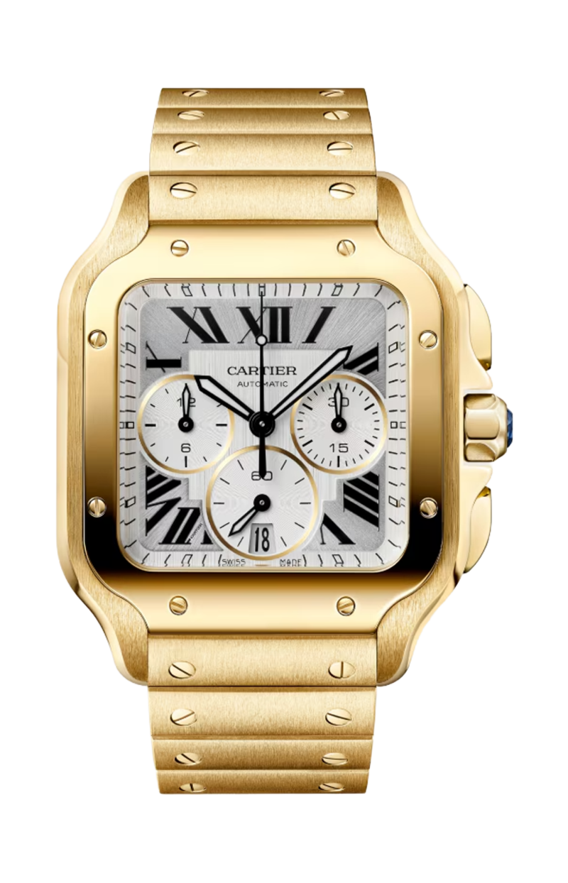 Cartier | SANTOS DE CARTIER MODELLO GRANDE, ORO GIALLO, AUTOMATICO - WGSA0110 (1)