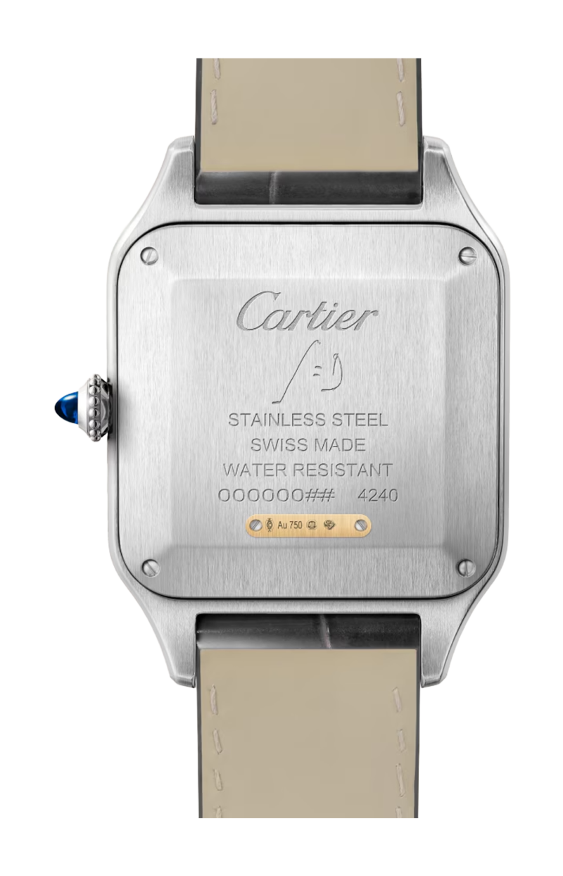 Cartier | SANTOS-DUMONT MODELLO GRANDE, ORO GIALLO, ACCIAIO, QUARZO - W2SA0046 (4)