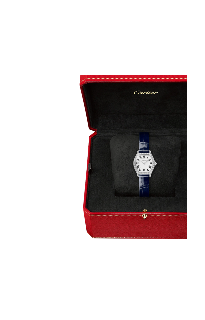 Cartier | TORTUE MODELLO MINI, ORO BIANCO, DIAMANTI, QUARZO - WJTO0013 (6)
