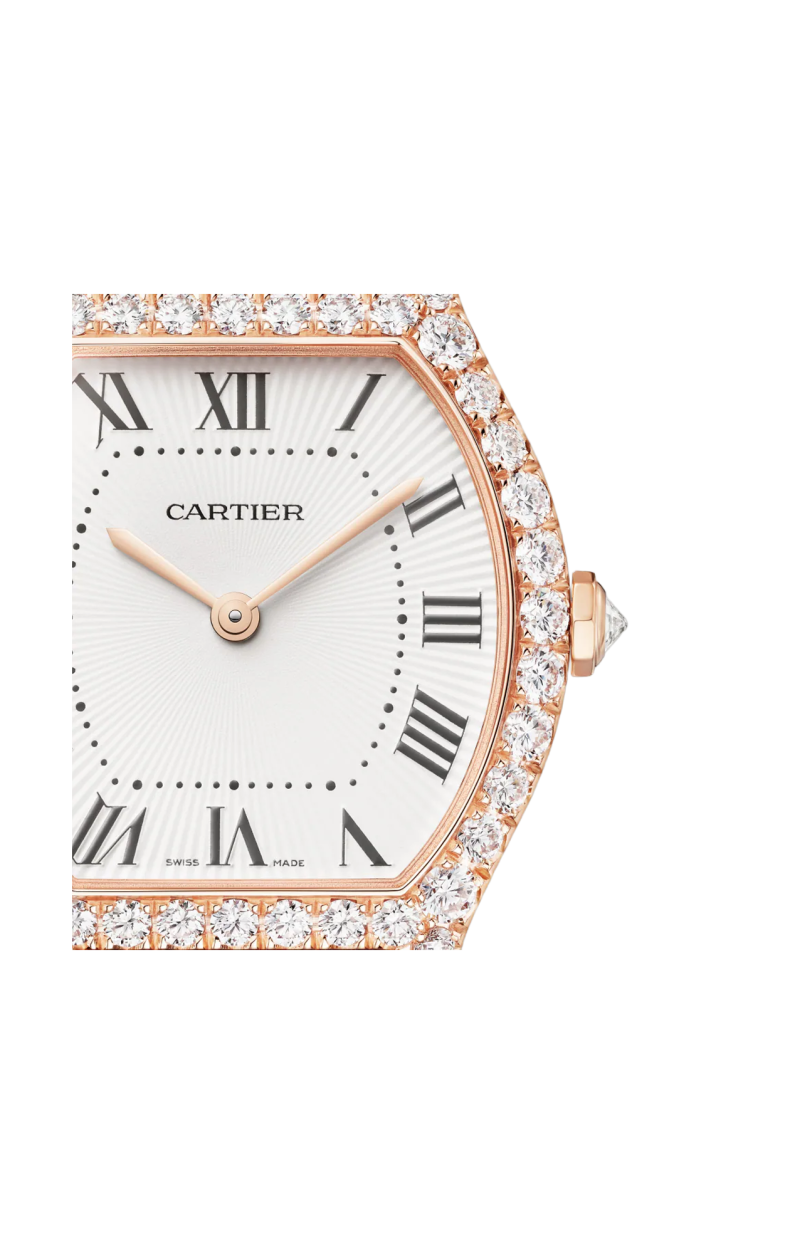 Cartier | TORTUE MODELLO PICCOLO, ORO ROSA, DIAMANTI, QUARZO - WJTO0012 (2)