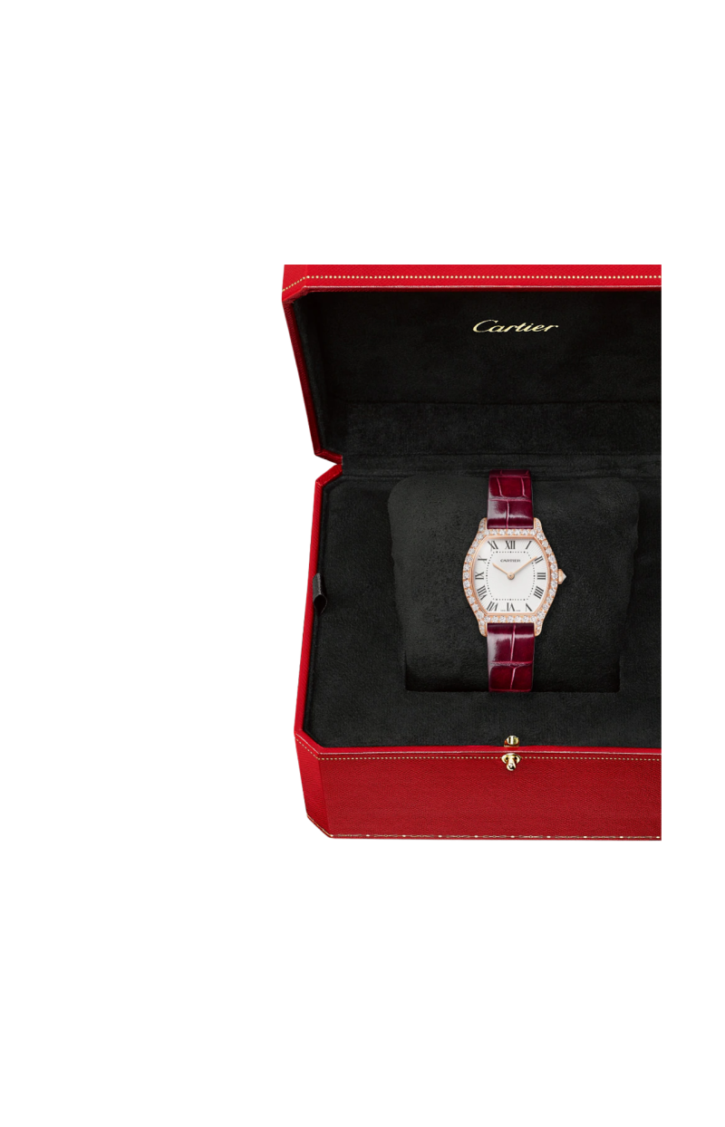 Cartier | TORTUE MODELLO PICCOLO, ORO ROSA, DIAMANTI, QUARZO - WJTO0012 (3)
