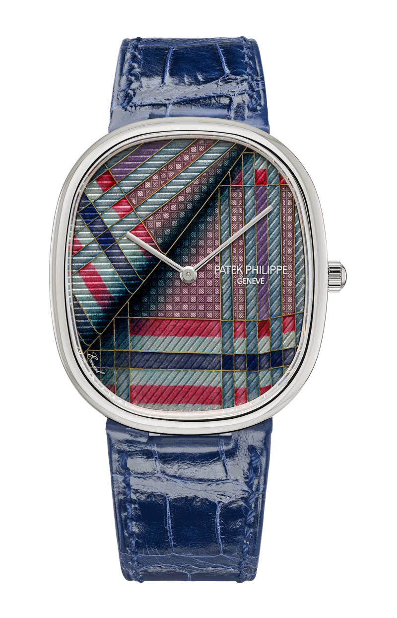 Patek Philippe | RARE HANDCRAFTS TARTAN BLU, AUTOMATICO - LIMITED EDITION - 5738/50G-045 (1)