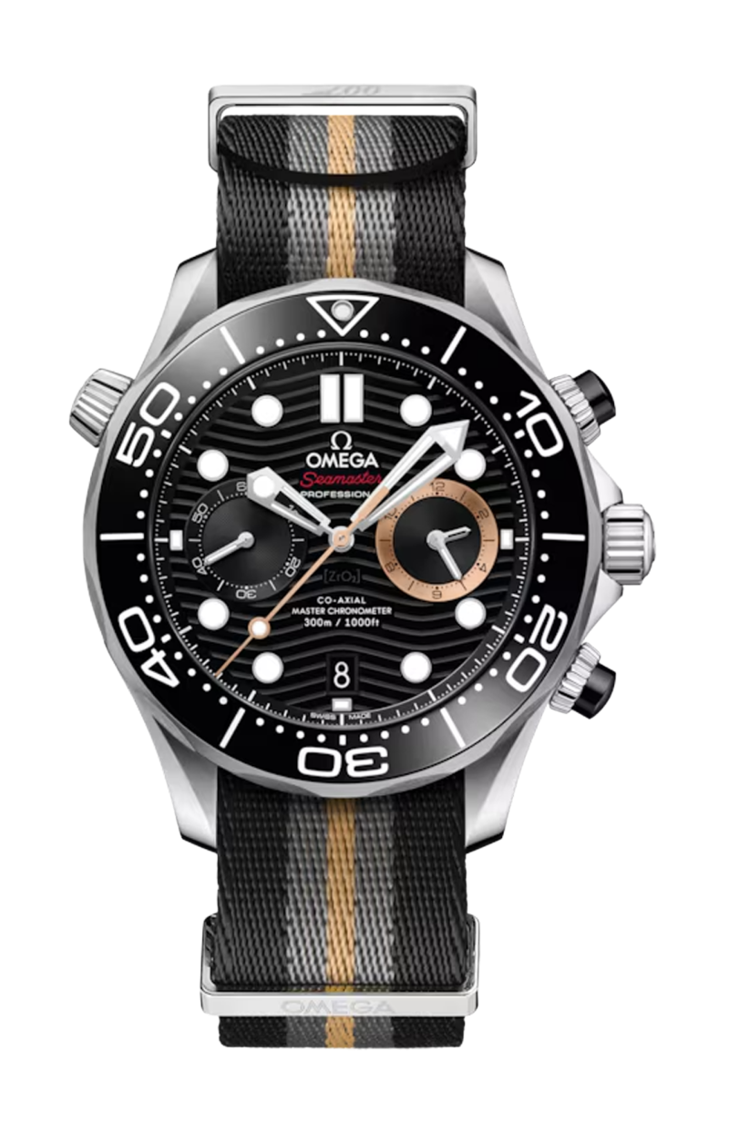 Omega | SEAMASTER DIVER 300M 44 MM, ACCIAIO SU NATO - 210.32.44.51.01.002 (1)