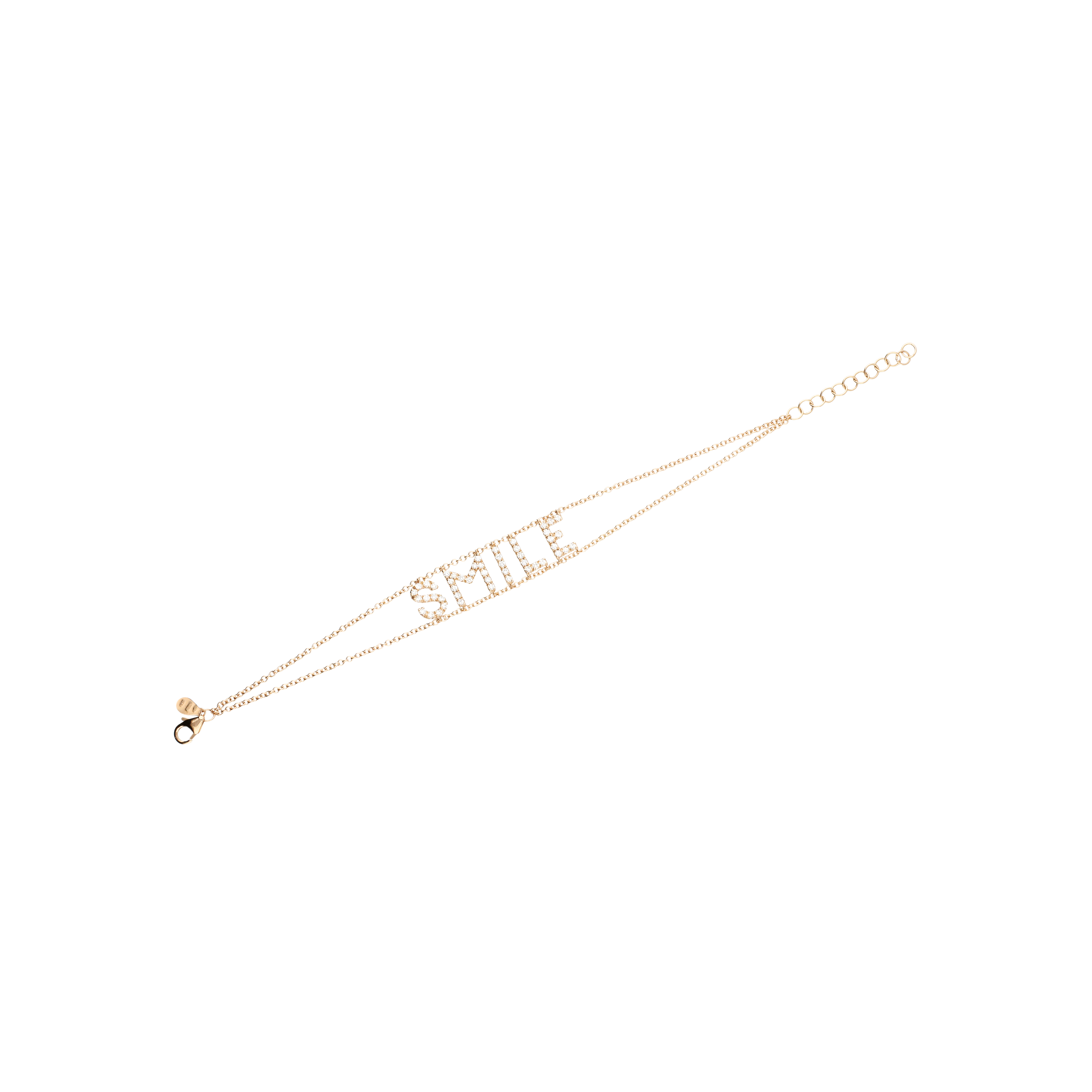 Bartorelli Italian Jewels | SMILE - Bracciale in oro rosa e diamanti bianchi - FB2424-5R001 (1)