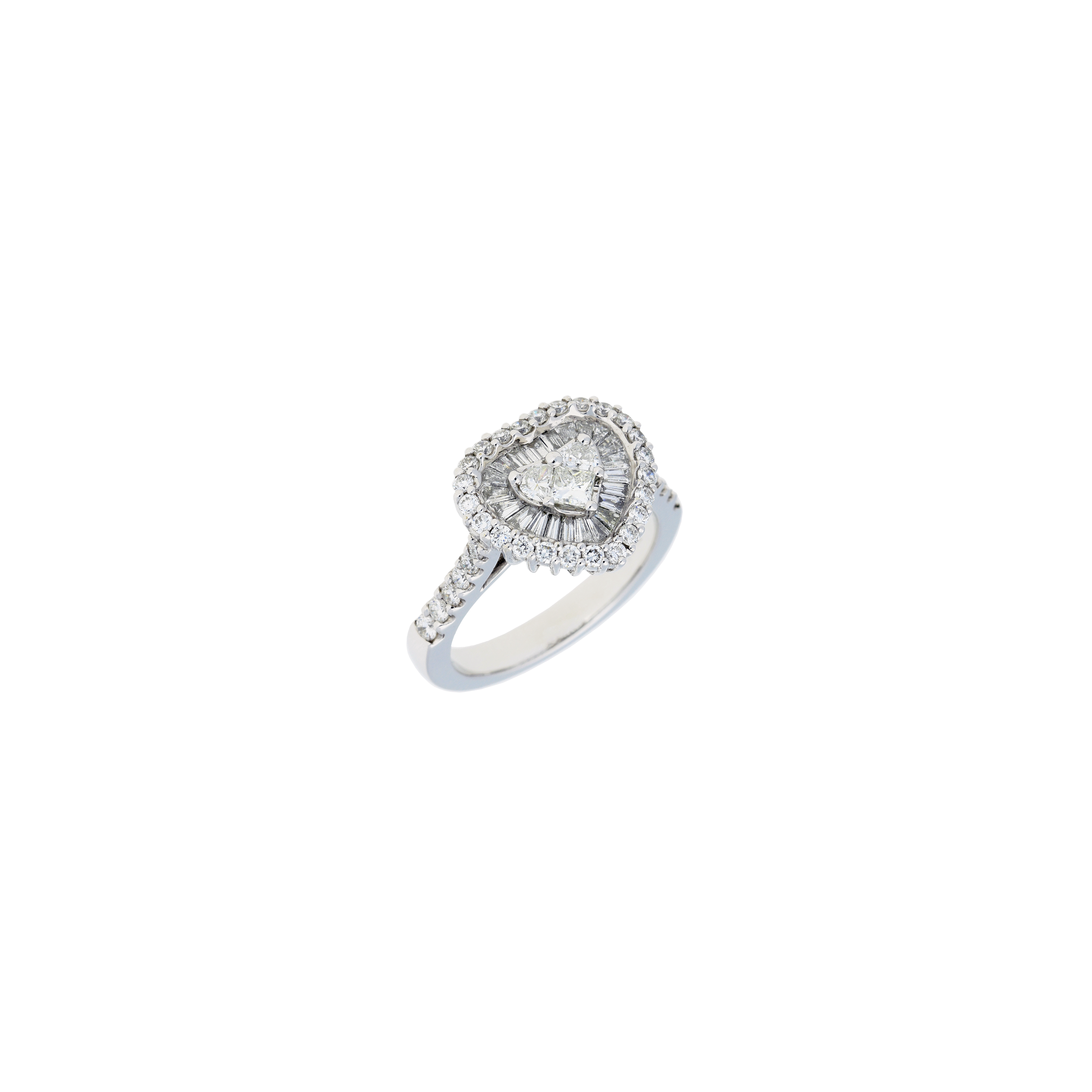 Bartorelli Italian Jewels | ANELLO CUORE IN ORO BIANCO E DIAMANTI - MR4440DW (1)