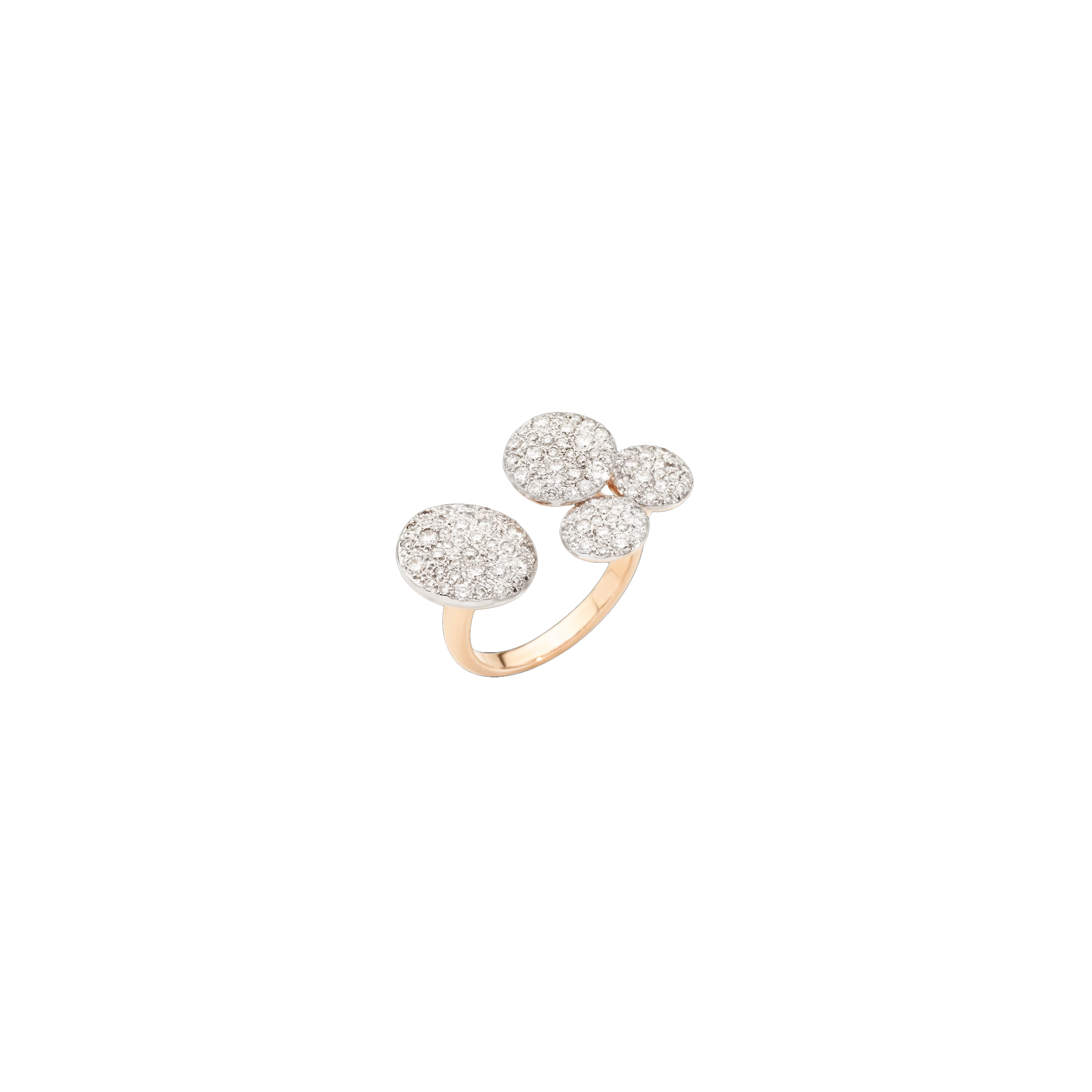 Pomellato | POMELLATO - ANELLO SABBIA IN ORO ROSA E DIAMANTI - PAC0010O7WHRDB000 - PAC0010O7WHRDB000 (1)