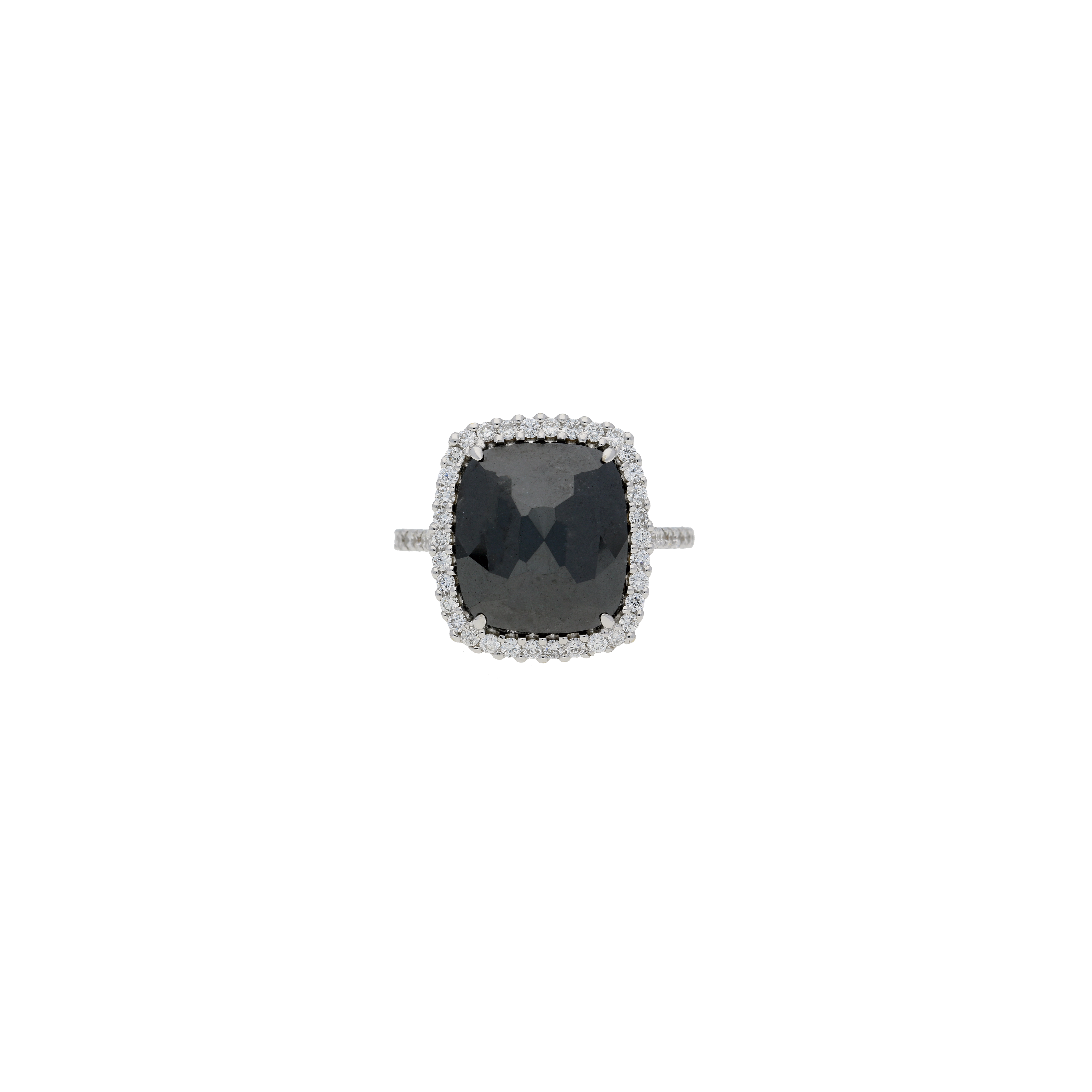Bartorelli Italian Jewels | ANELLO IN ORO BIANCO CON DIAMANTE NERO E DIAMANTI BIANCHI - PD-PNT11/S (2)