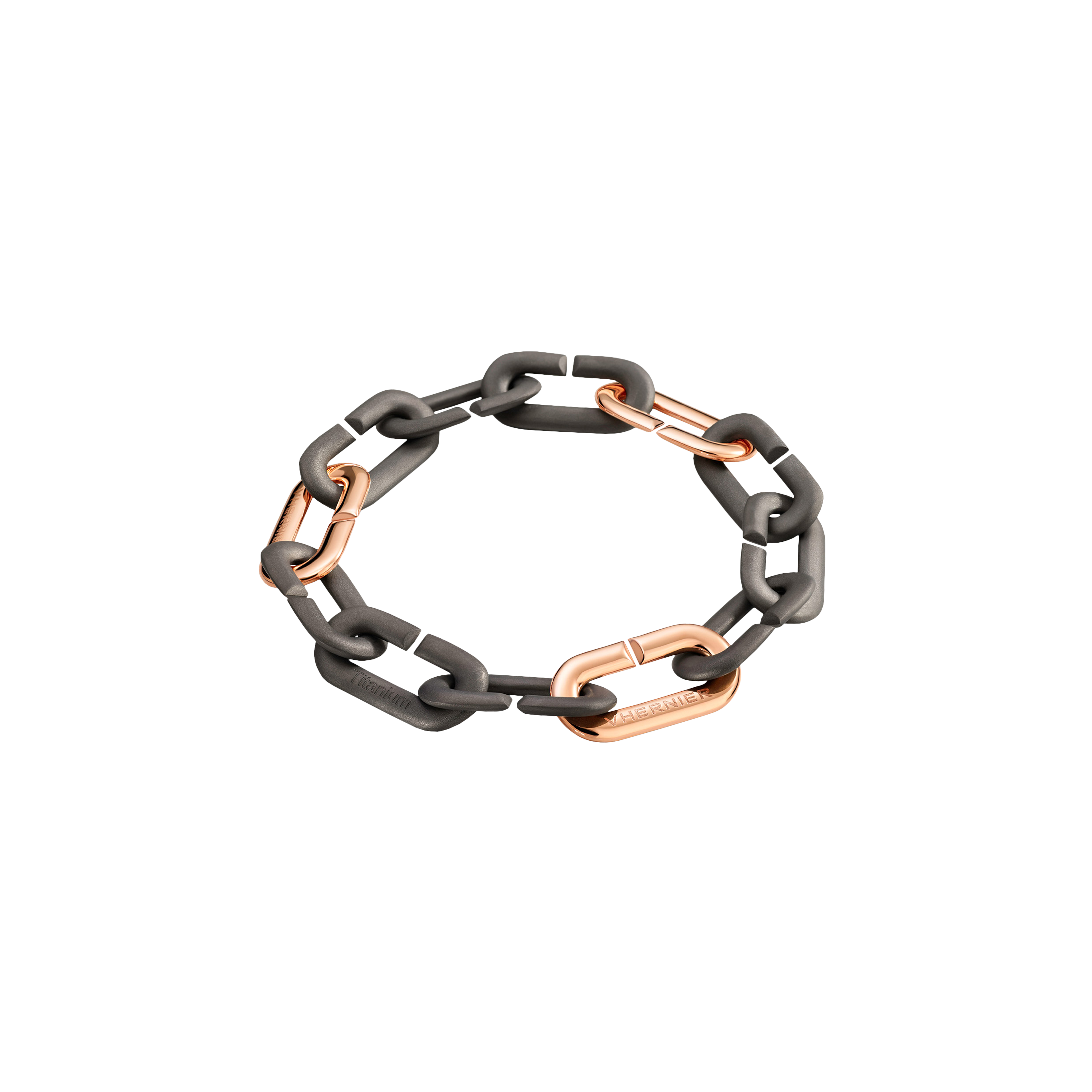 Vhernier | BRACCIALE IN ORO ROSA E TITANIO - T01332BR600 (1)