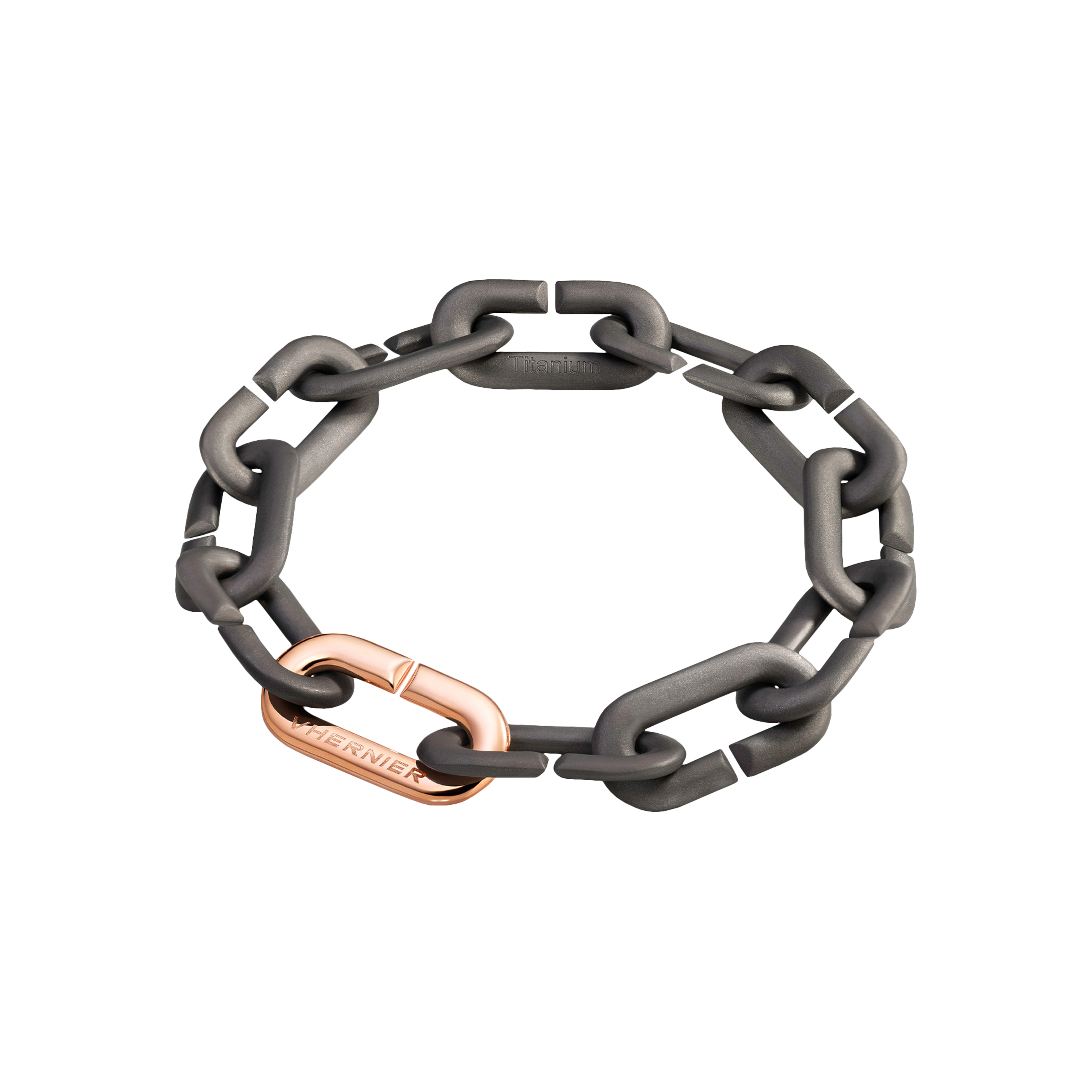 Vhernier | BRACCIALE IN ORO ROSA E TITANIO - T01332BR602 (1)