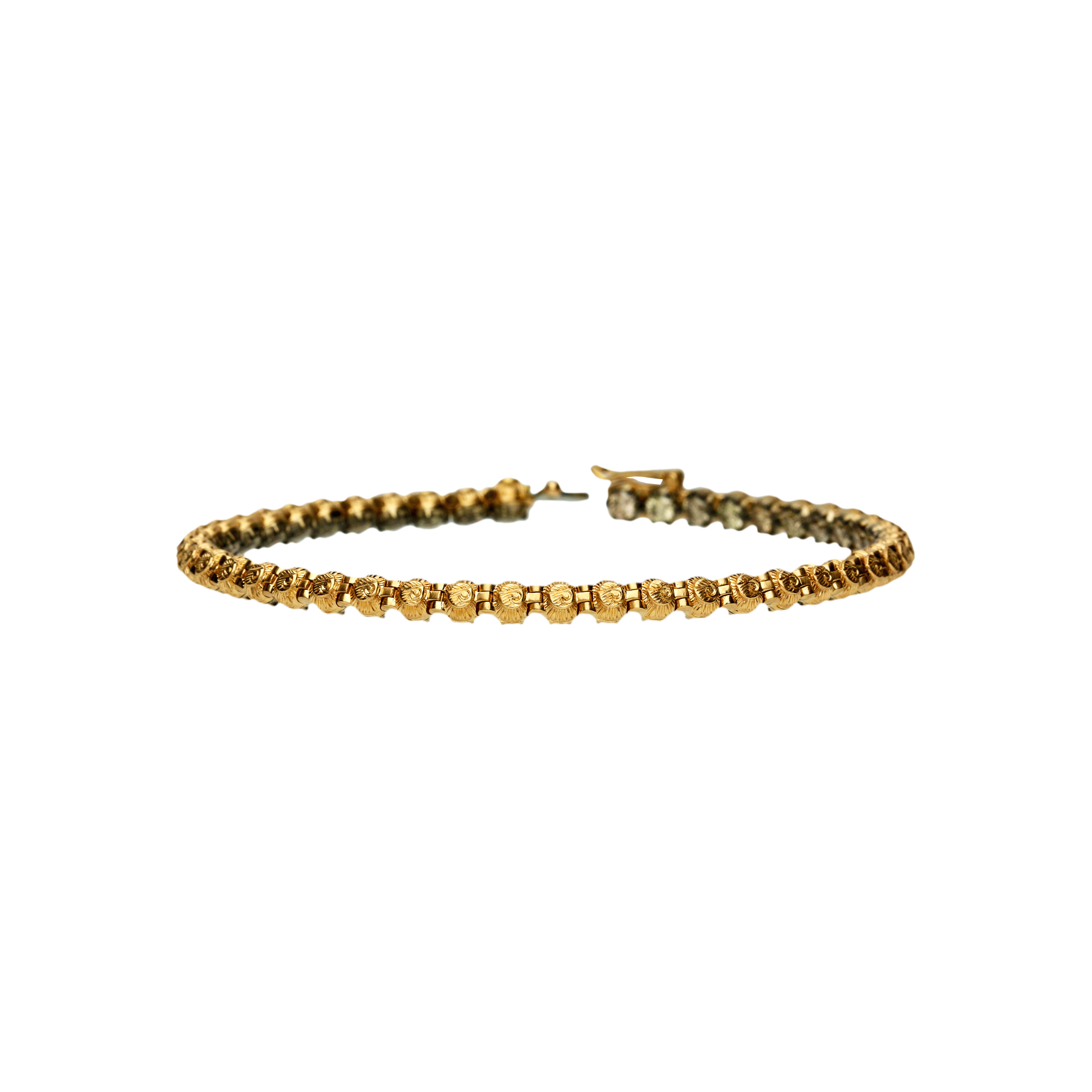 Bartorelli Italian Jewels | BRACCIALE TENNIS IN ORO ROSA E DIAMANTI BROWN - VB26439DBX (2)