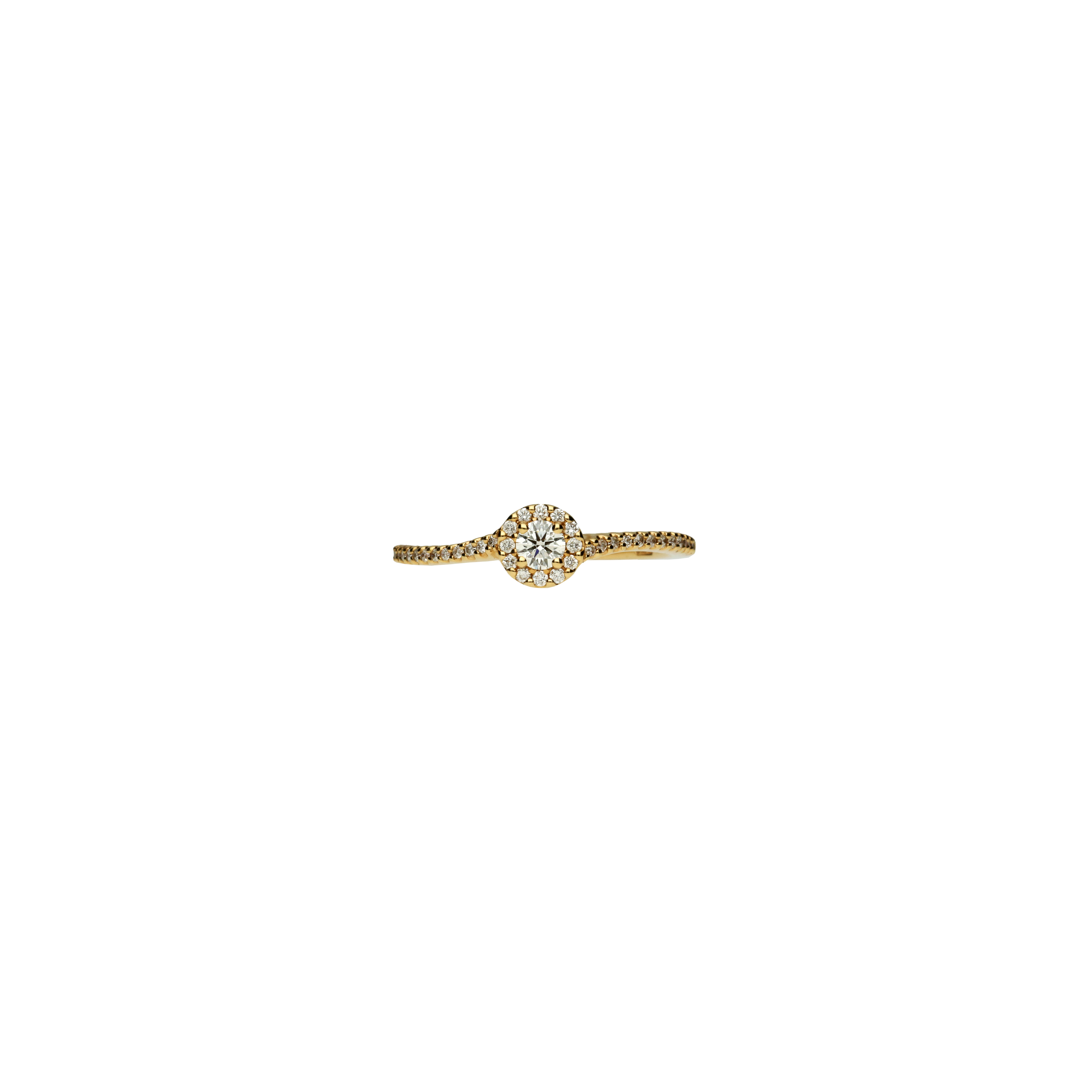 Bartorelli Italian Jewels | Anello Solitario in oro rosa e diamanti bianchi - VR25894DP (2)