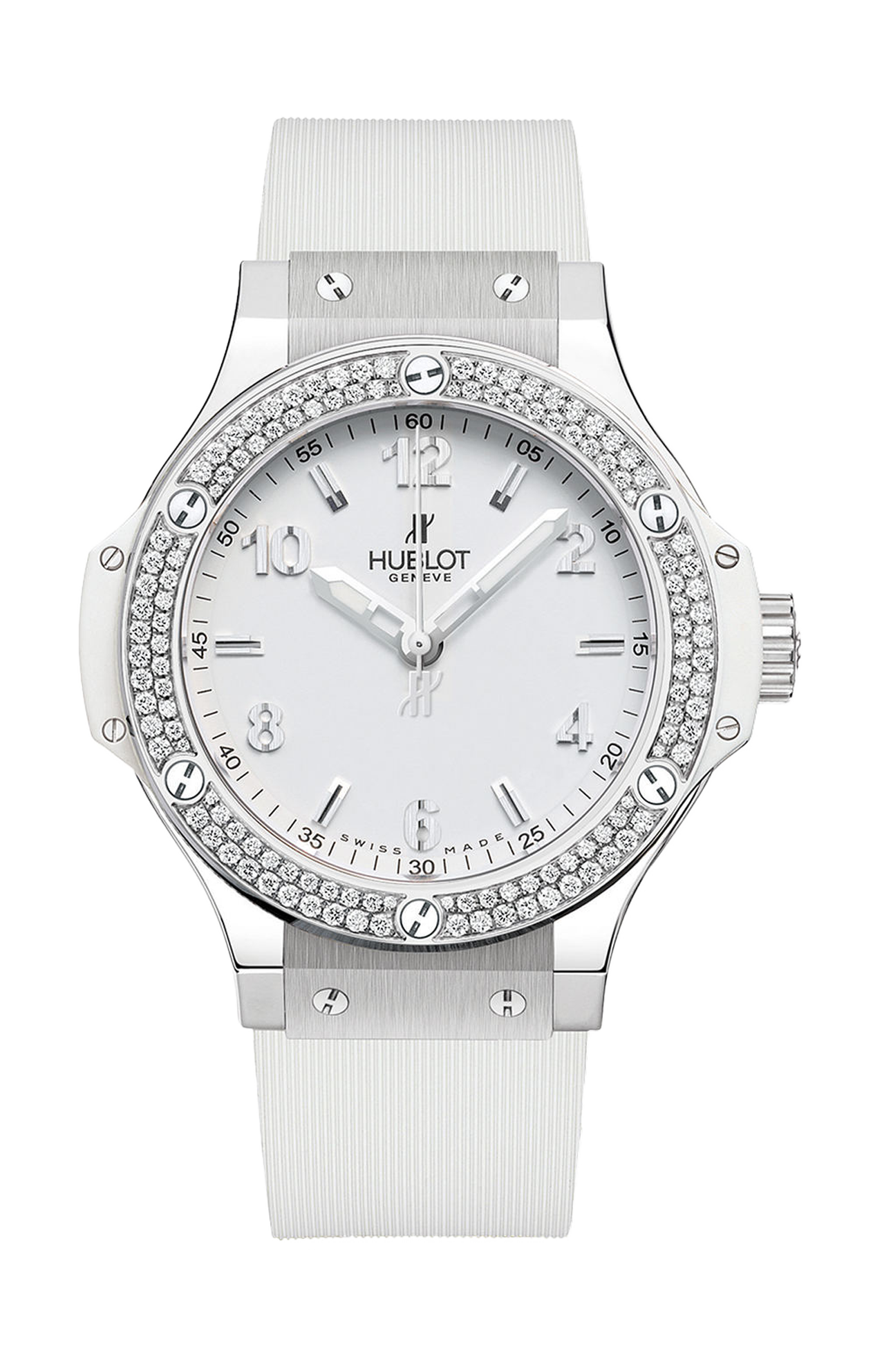 Hublot | BIG BANG STEEL WHITE DIAMONDS 38 MM - 361.SE.2010.RW.1104 (1)