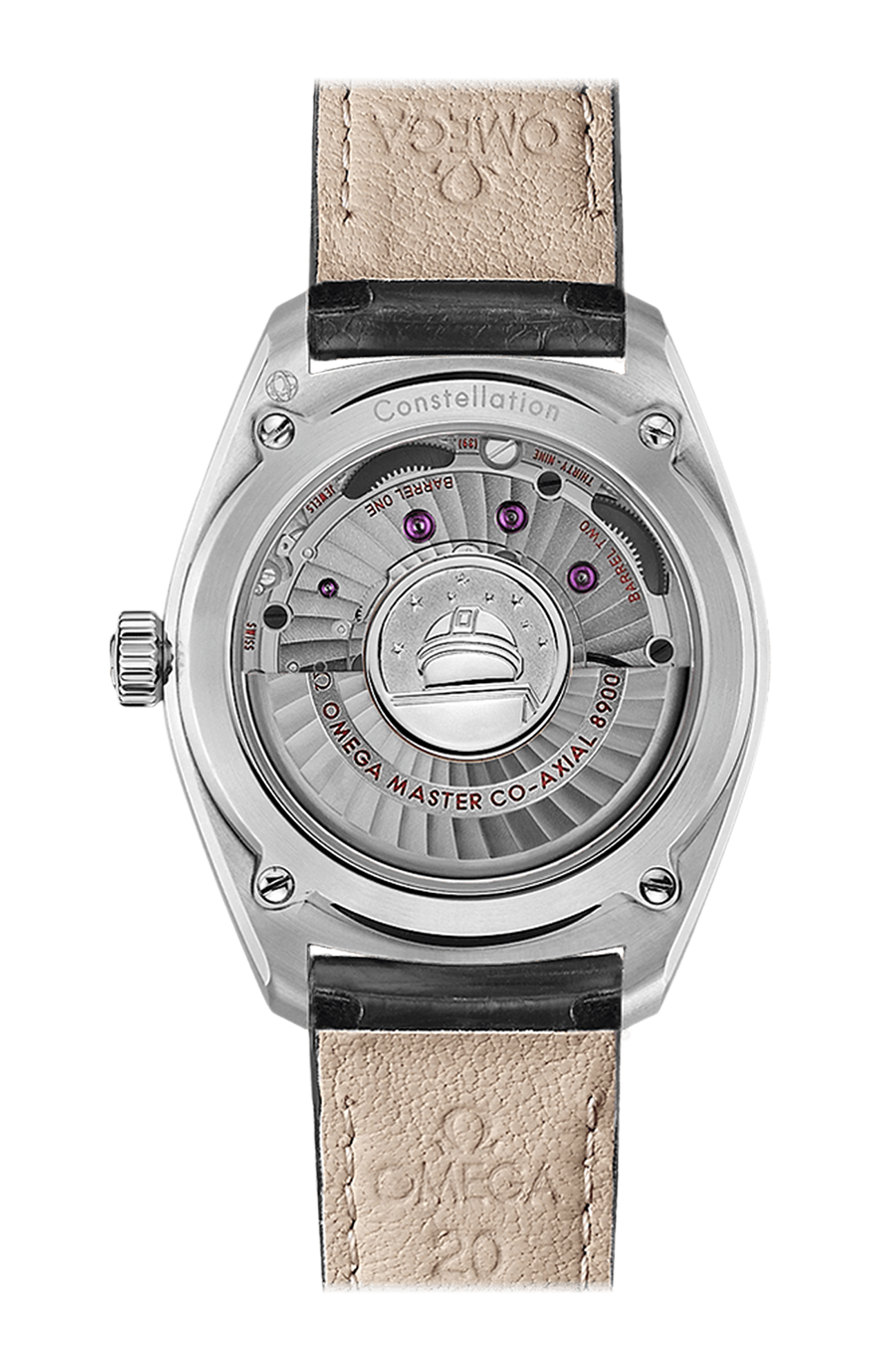 Omega | CONSTELLATION GLOBEMASTER 39 MM, ACCIAIO SU PELLE - 130.33.39.21.02.001 (2)