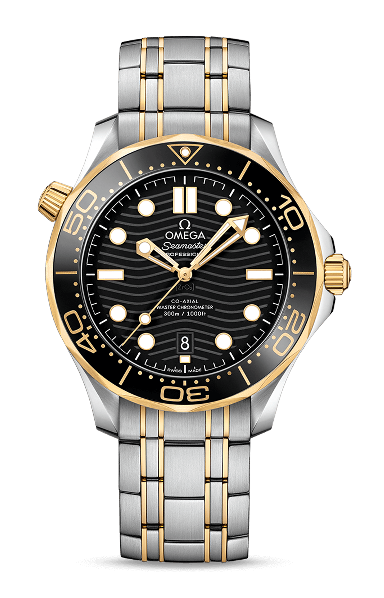 Omega | SEAMASTER DIVER 300M 42 MM, ACCIAIO-ORO GIALLO SU ACCIAIO-ORO GIALLO - 210.20.42.20.01.002 (1)