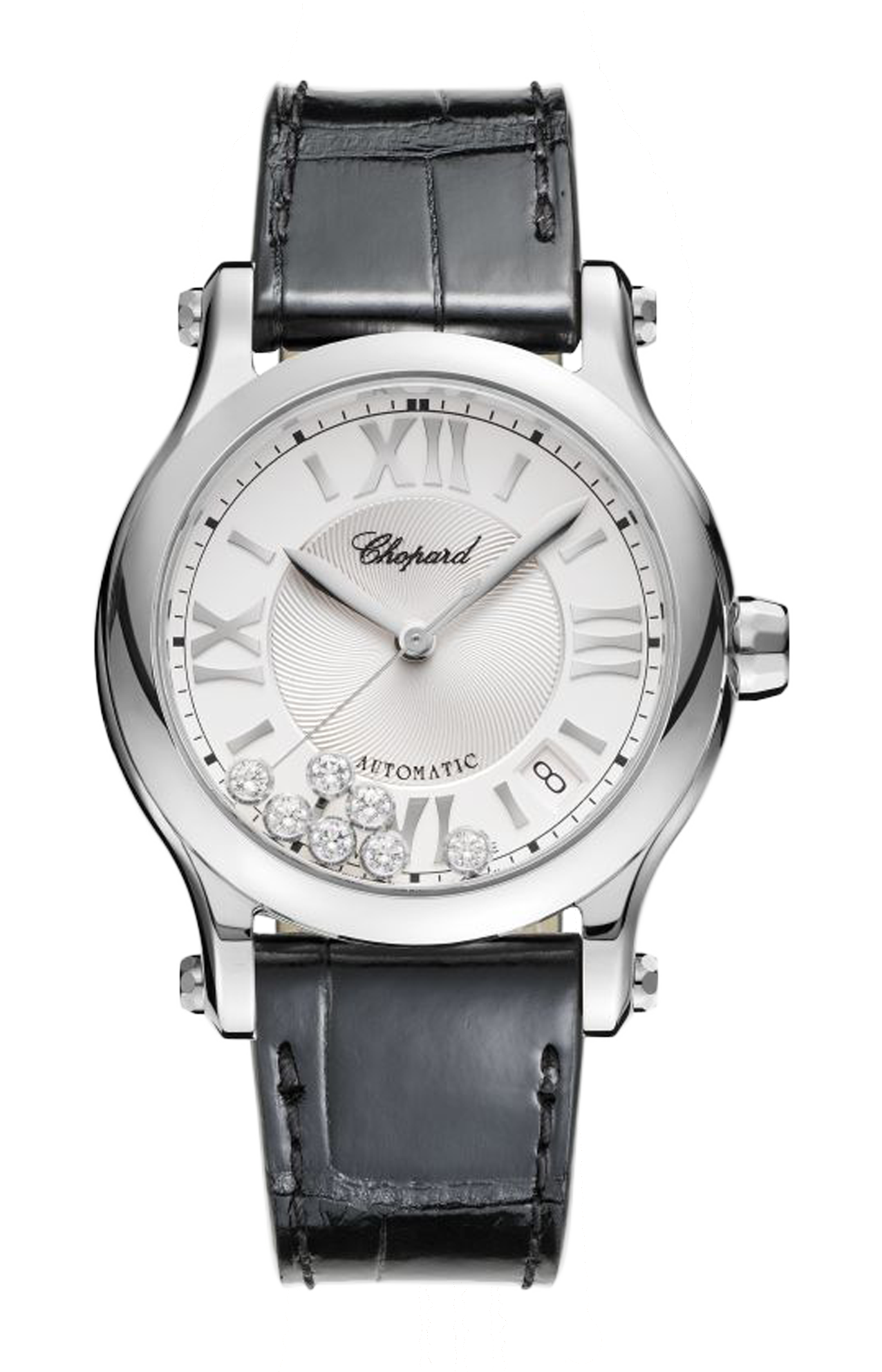 Chopard | HAPPY SPORT 36 MM, AUTOMATICO,  LUCENT STEEL&trade;, DIAMANTI - 278559 (1)