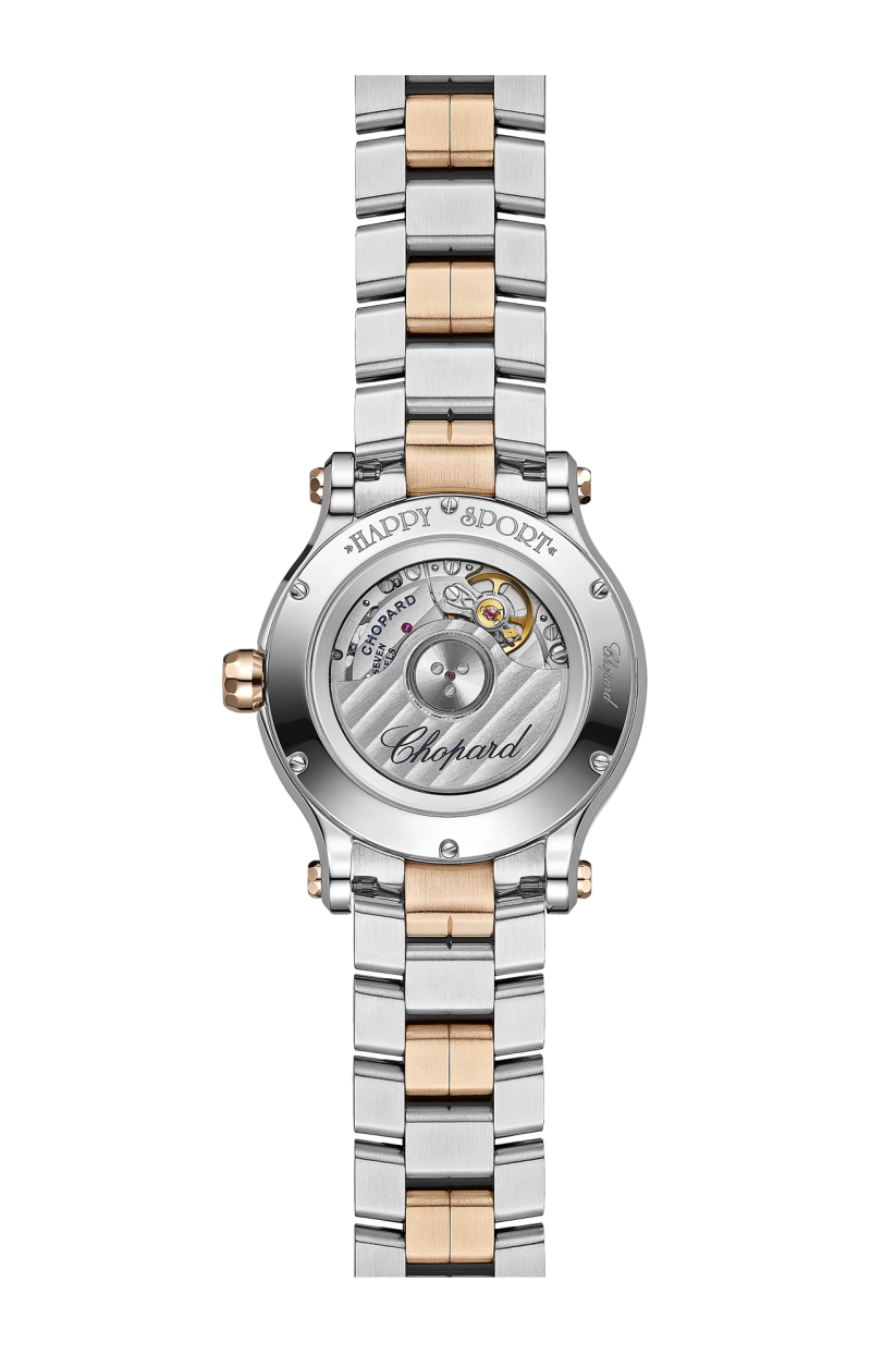 Chopard | HAPPY SPORT 33 MM, AUTOMATICO, ORO ROSA ETICO, LUCENT STEEL&trade;, DIAMANTI - 278608 (2)