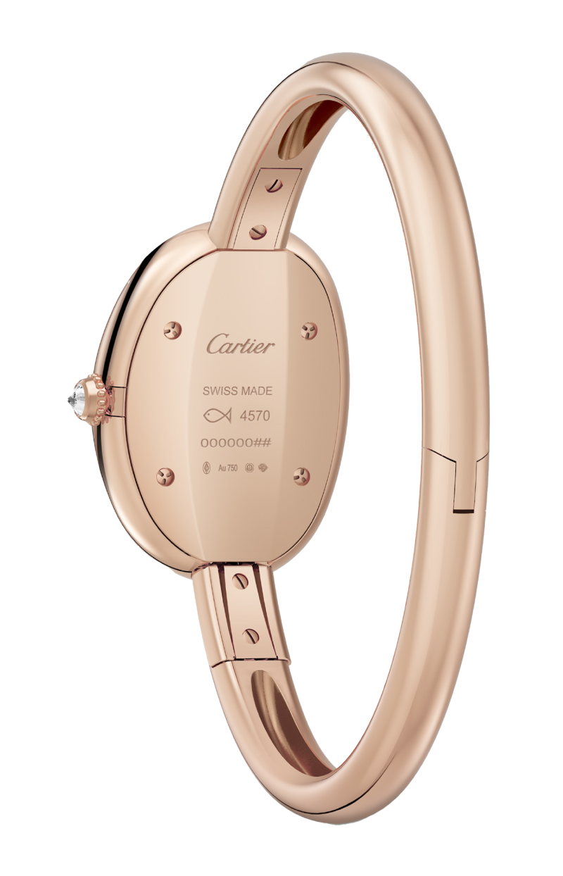 Cartier | BAIGNOIRE MODELLO PICCOLO, ORO ROSA, DIAMANTI, MISURA 16, QUARZO - WJBA0042 (2)