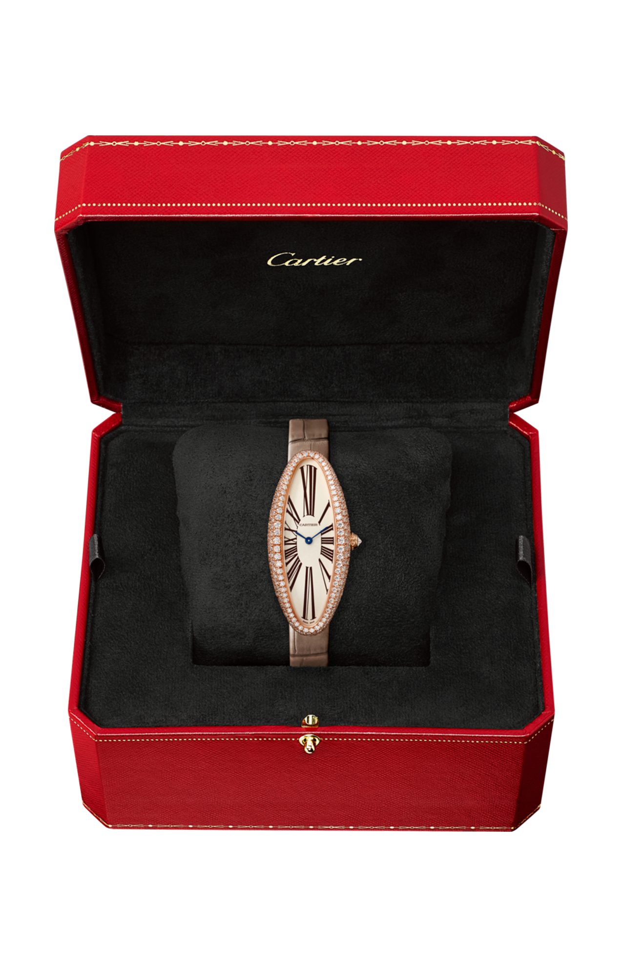 Cartier | BAIGNOIRE ALLONGEE, ORO ROSA, DIAMANTI, MANUALE - WJBA0006 (2)