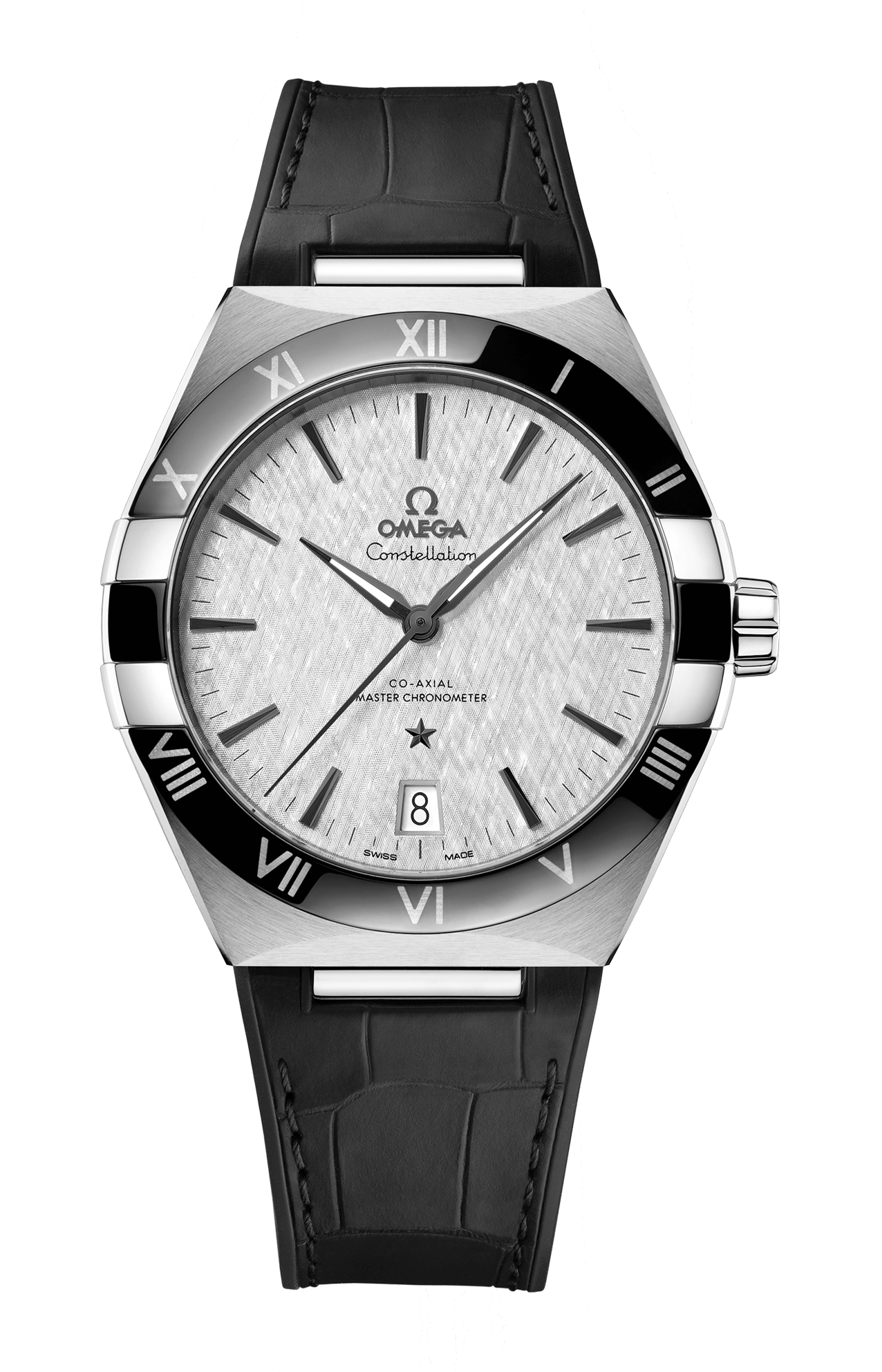 Omega | CONSTELLATION 41 MM, ACCIAIO SU PELLE - 131.33.41.21.06.001 (1)