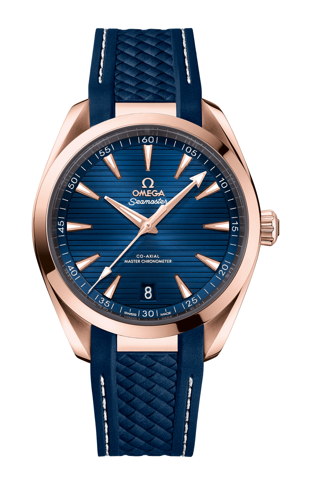 Omega | SEAMASTER AQUA TERRA 150M 41MM, ORO SEDNA&trade; SU CAUCCI&Ugrave; - 220.52.41.21.03.001 (1)