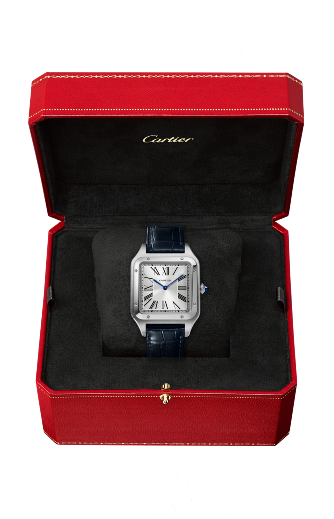 Cartier | SANTOS-DUMONT, MODELLO XL, ACCIAIO, MANUALE - WSSA0032 (2)